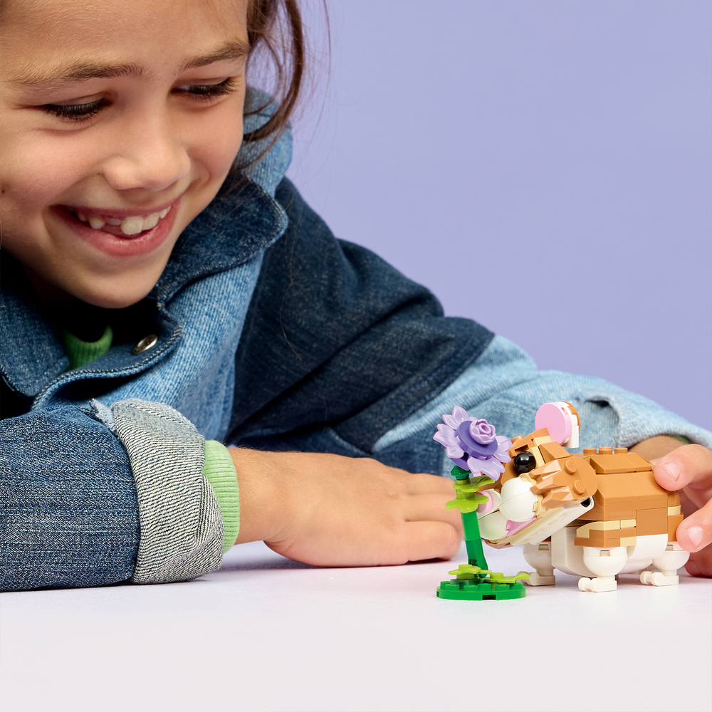 LEGO Creator Nature and Animals Cute Hamster with a Flower 31376 (3)