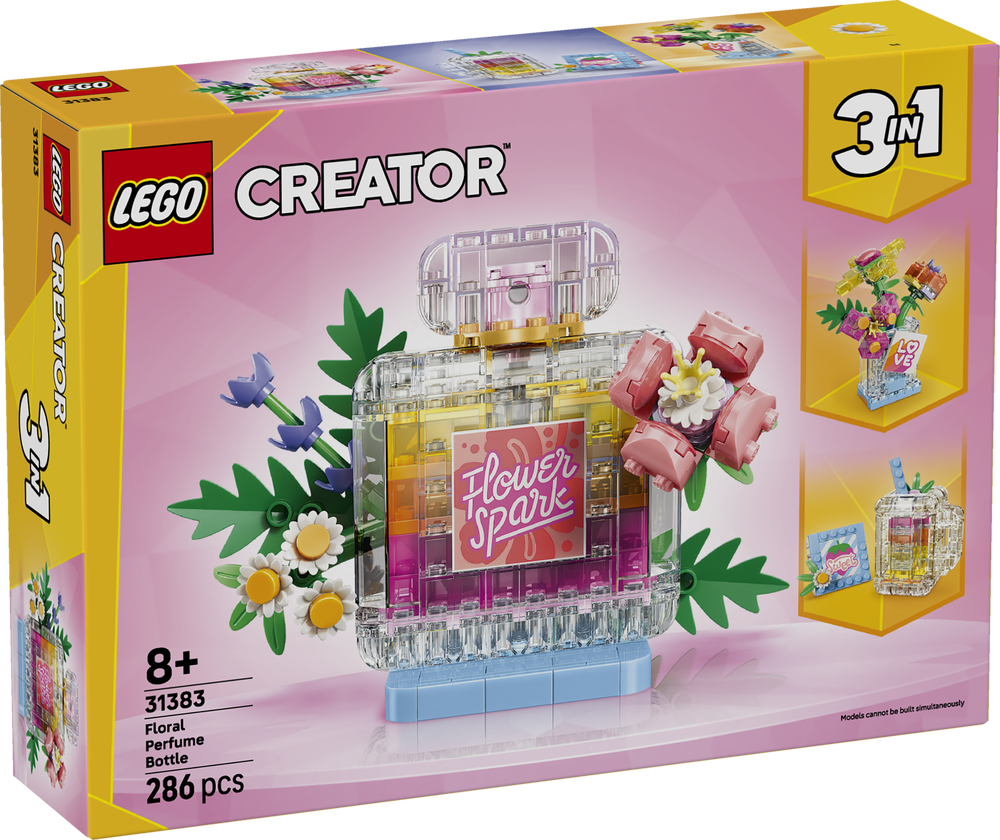 LEGO Creator Art and Design Floral Decor Perfume Bottle 31383