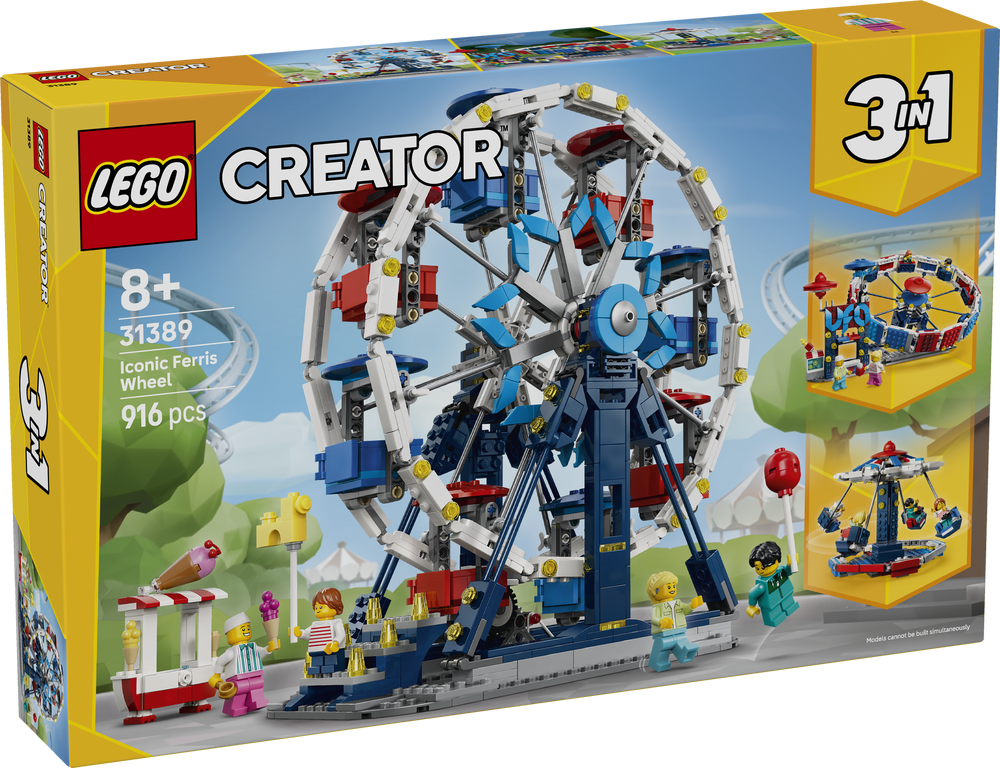 LEGO Creator Travel and History Iconic Ferris Wheel 31389