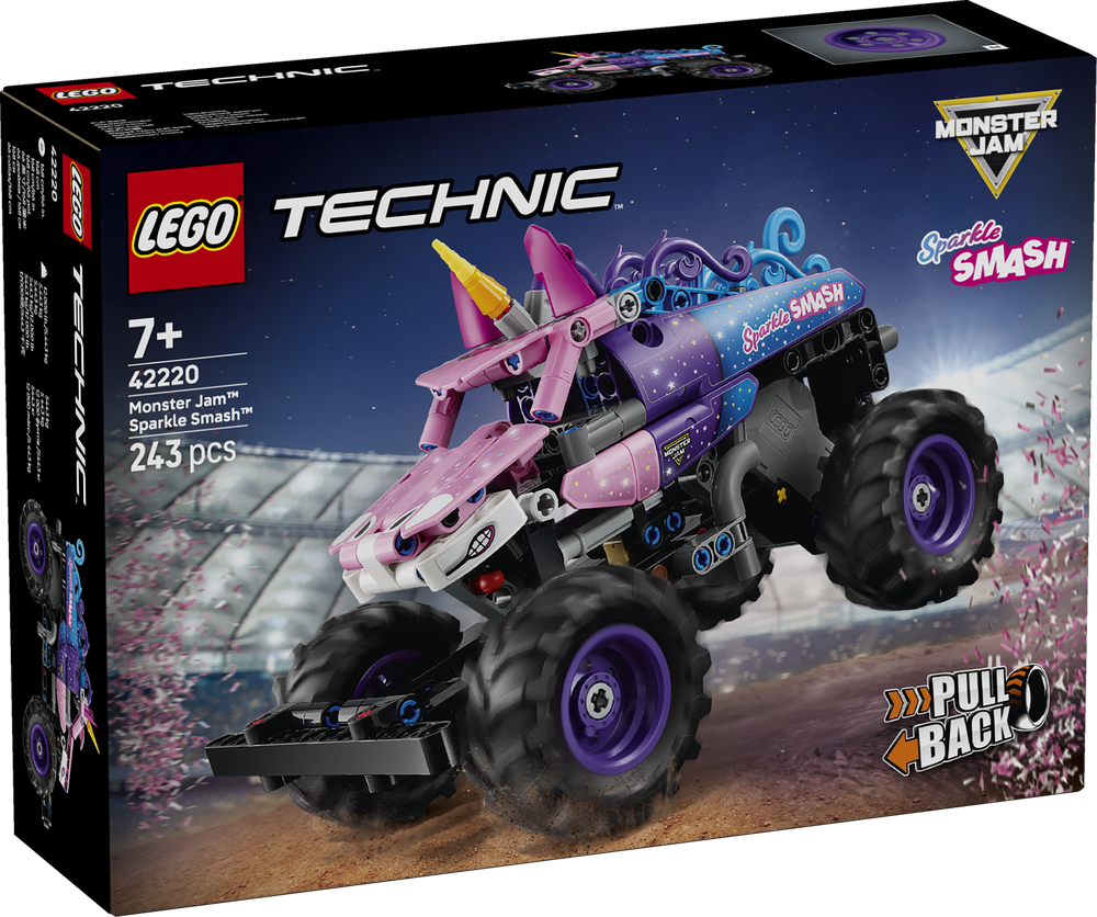 LEGO Technic Monster Jam Sparkle Smash Pull-Back 42220