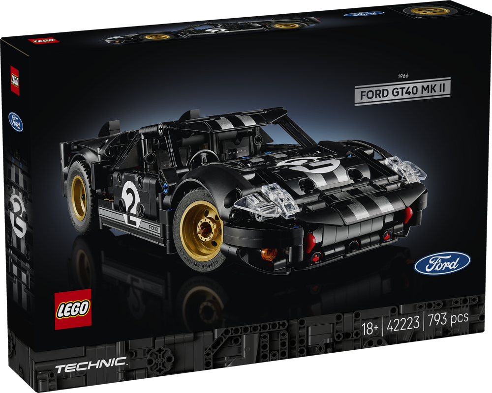 LEGO Technic 1966 Ford GT40 MKII Race Car 42223