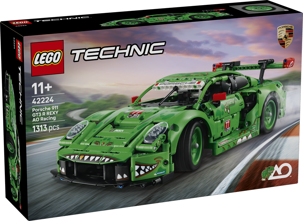 LEGO Technic Porsche 911 GT3 R REXY AO Racing Car 42224