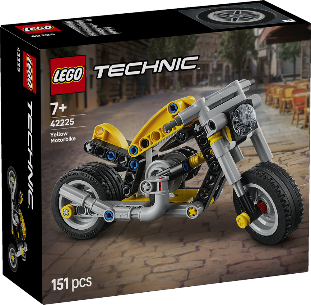 LEGO Technic Yellow Motorcycle 42225