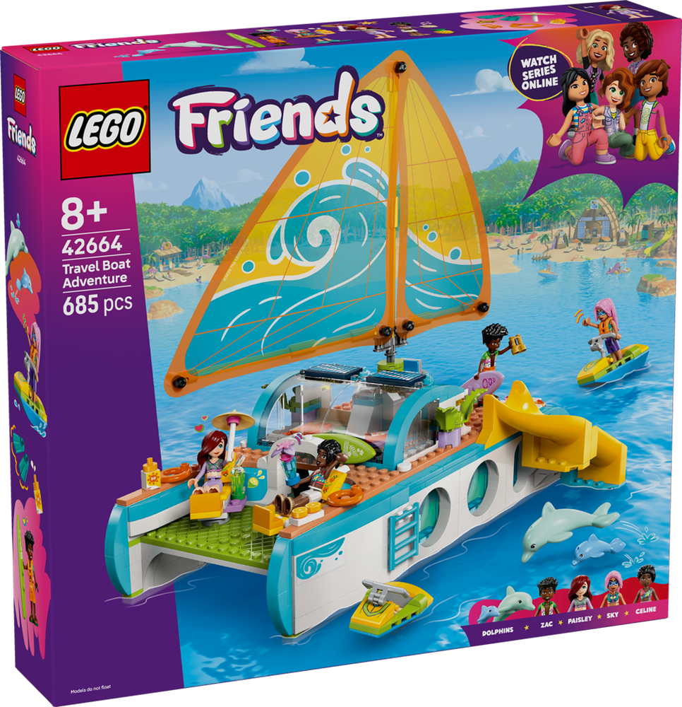 LEGO Friends Travel Boat Adventure 42664