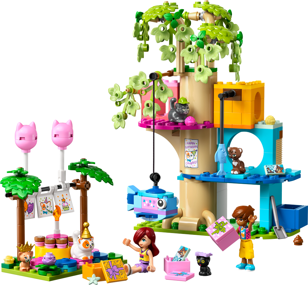 LEGO LEGO Friends Cat Birthday Party & Tree House 42666 (2)