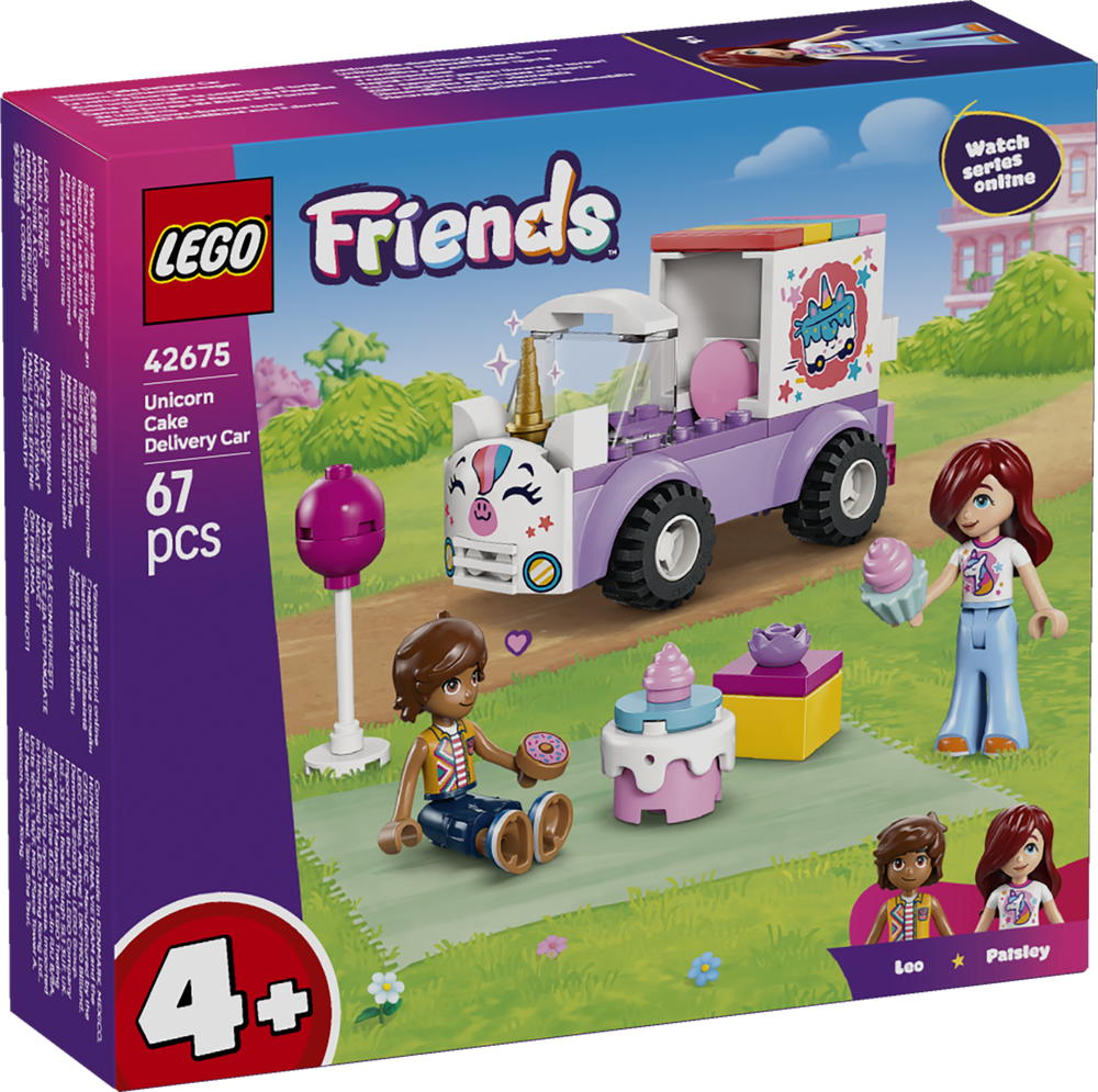 LEGO Friends 4+ Unicorn Cake Delivery Car 42675