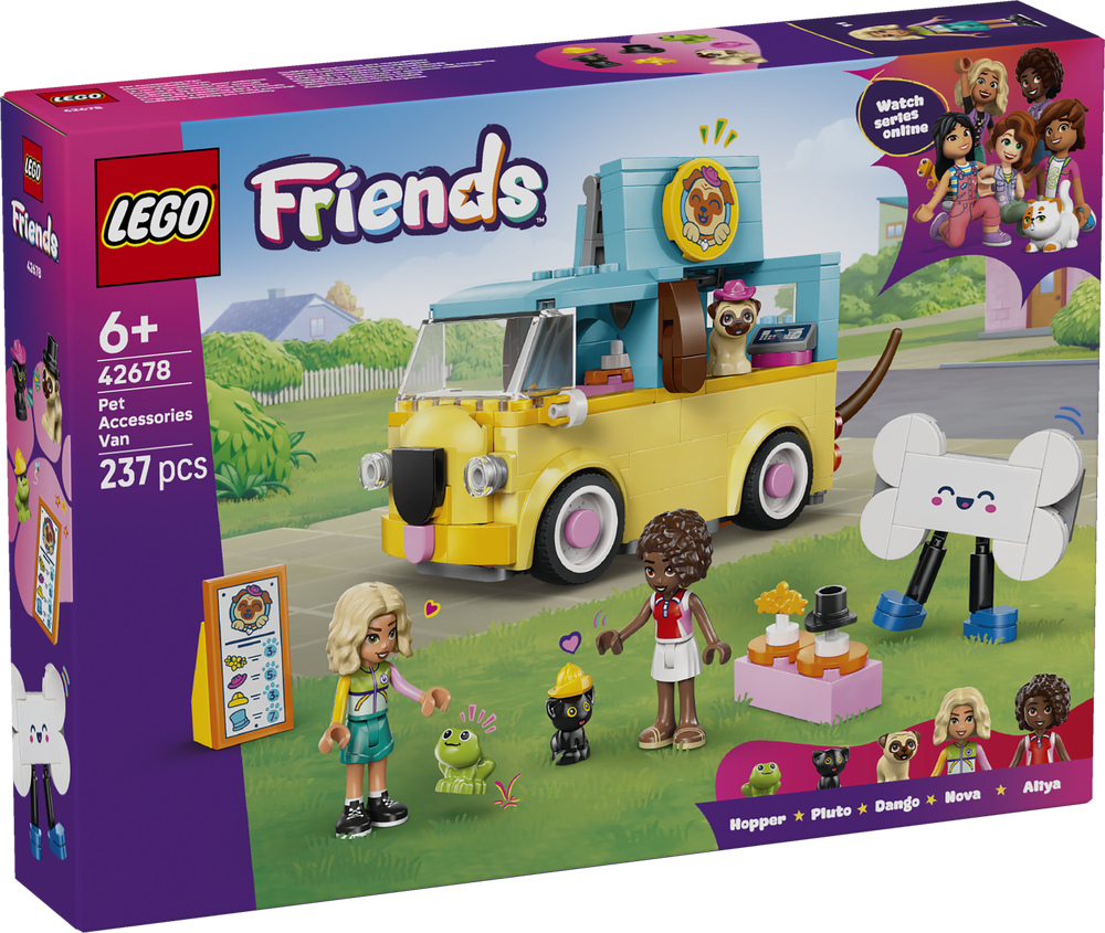LEGO Friends Nature and Animals Pet Accessories Van 42678