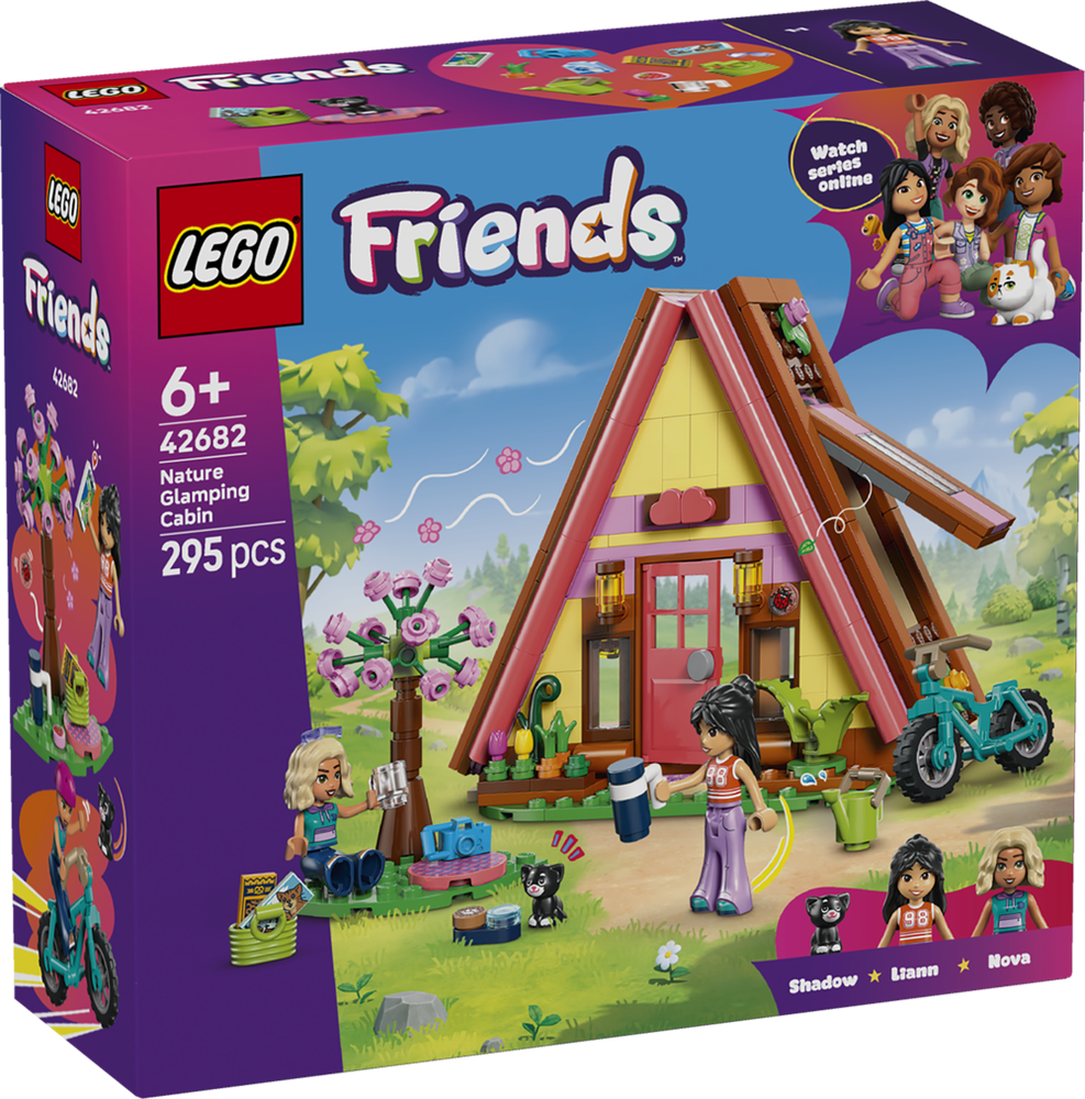 LEGO Friends Entertainment and Stories Nature Glamping Cabin 42682