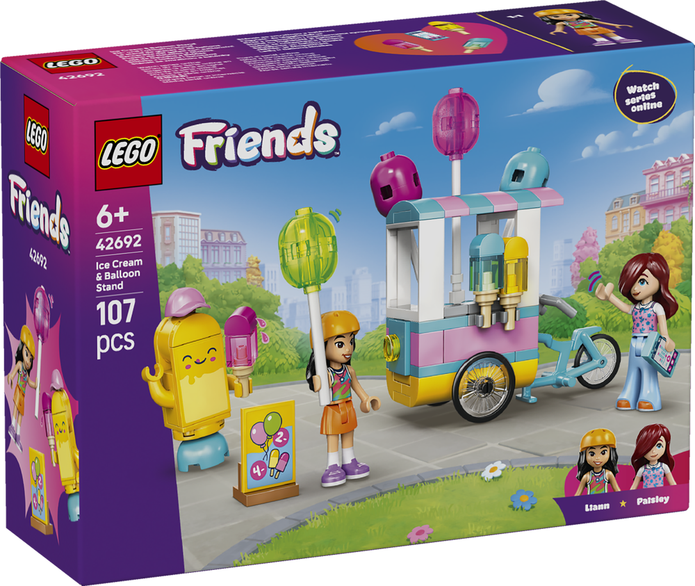 LEGO Friends Entertainment and Stories Ice Cream & Balloon Stand 42692