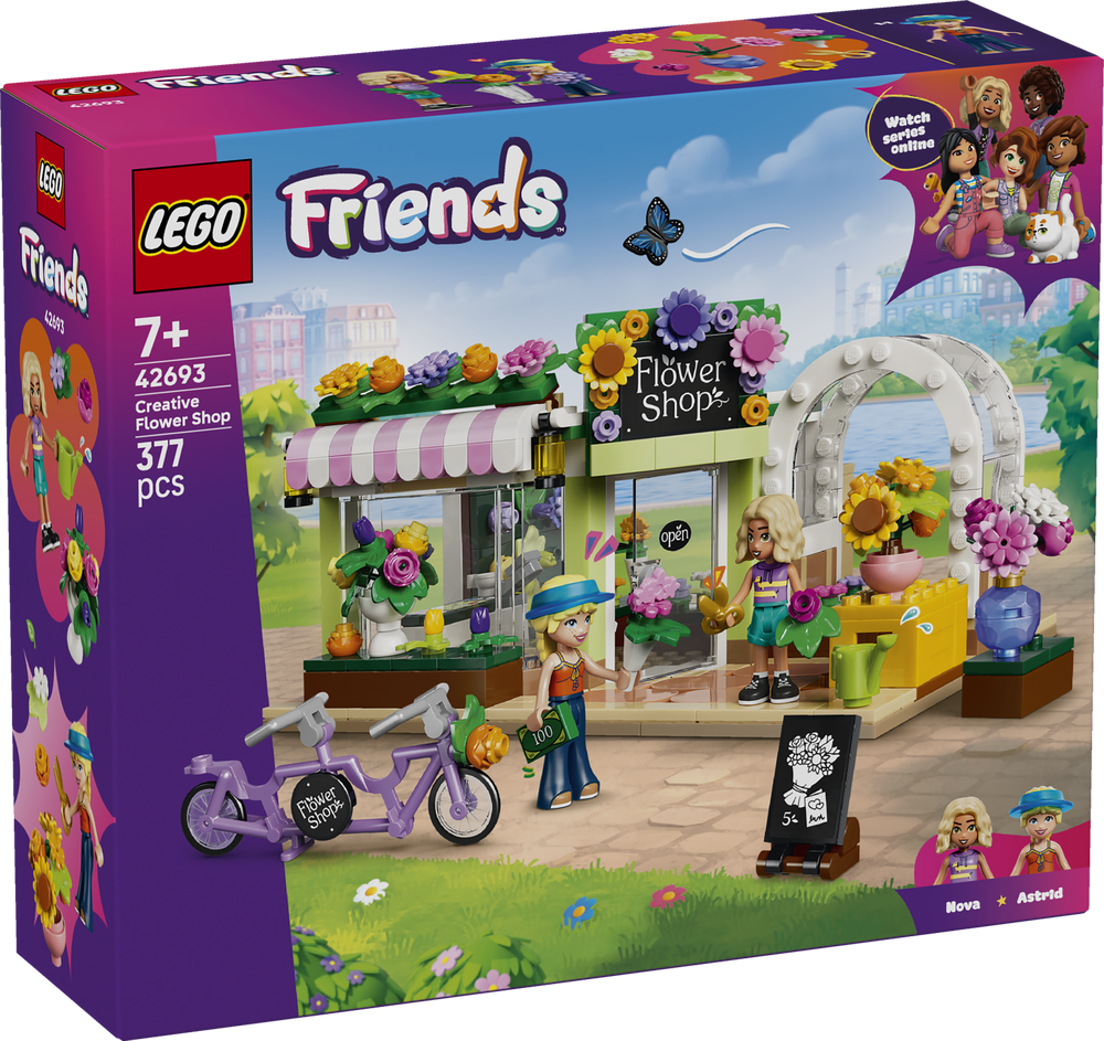 LEGO Friends Entertainment and Stories Creative Flower Shop 42693