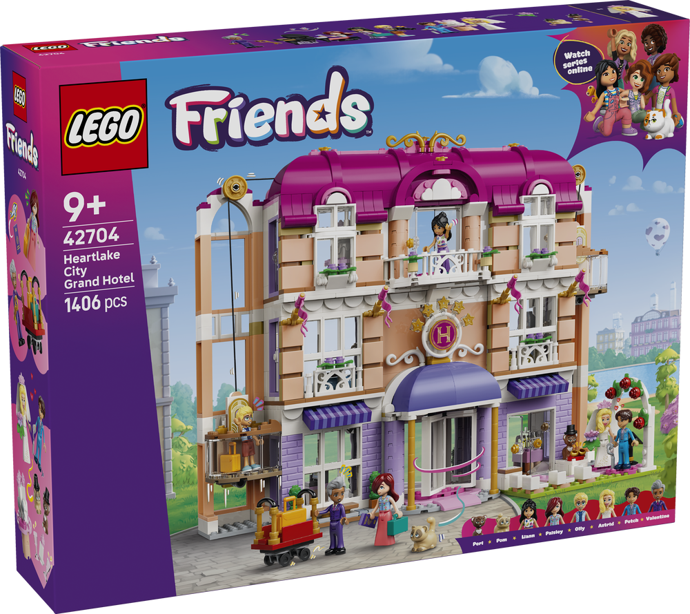 LEGO Friends Entertainment and Stories Heartlake City Grand Hotel 42704