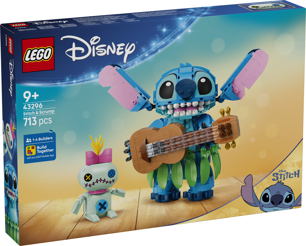 LEGO Disney Classic Lilo and Stitch Stitch & Scrump 43296