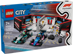 LEGO CITY F1 Garage & Mercedes-AMG & Alpine Cars 60444