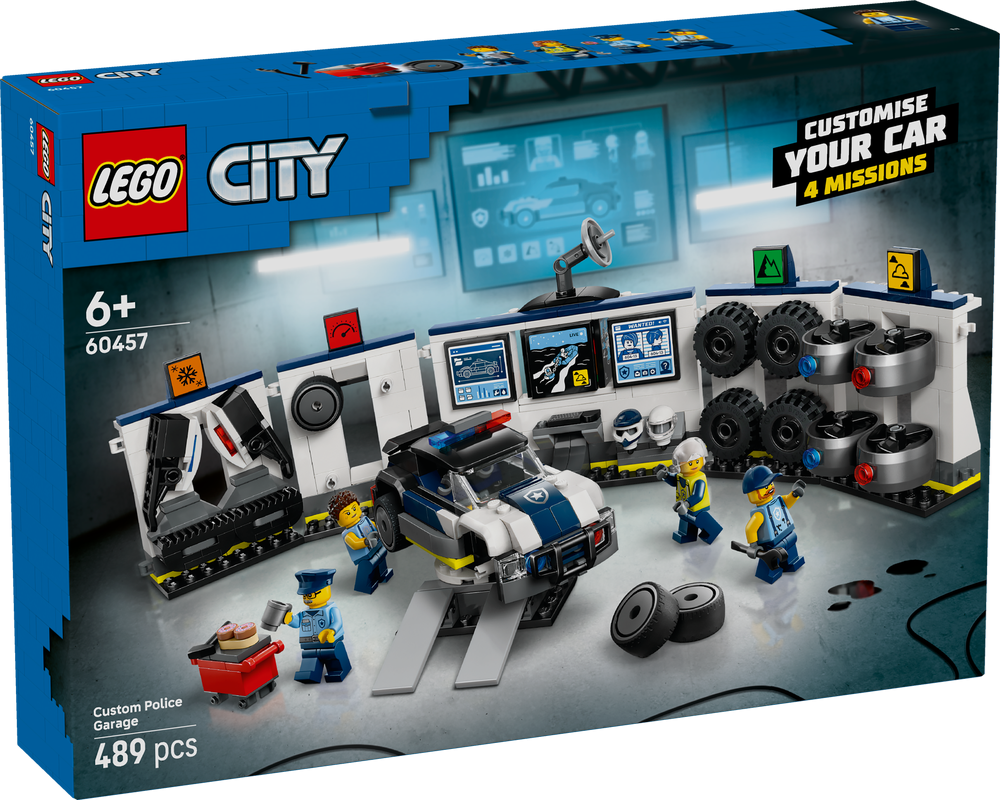 LEGO CITY Custom Police Car Garage 60457