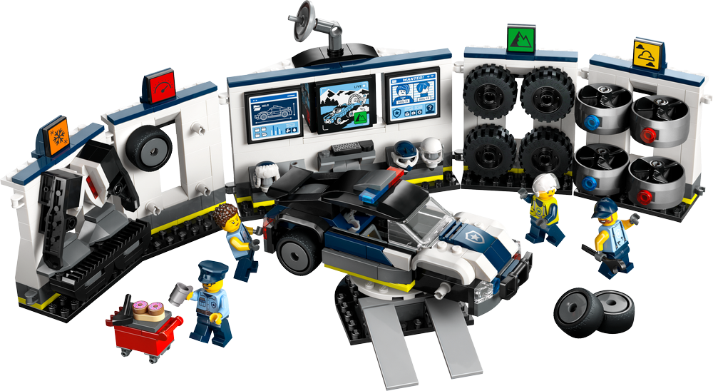LEGO CITY Custom Police Car Garage 60457 (2)