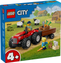 LEGO CITY Red Farm Tractor with Trailer & Sheep 60461