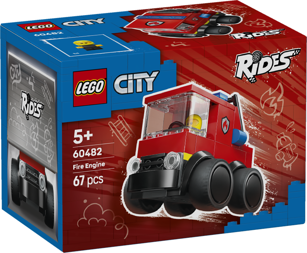LEGO CITY Brick Rides Fire Truck 60482