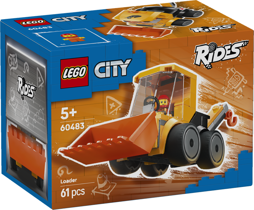 LEGO CITY Brick Rides Construction Loader 60483