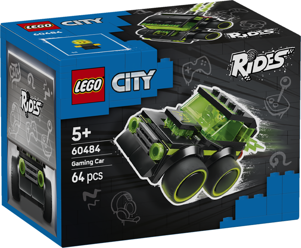 LEGO CITY Brick Rides Gaming Race Car 60484