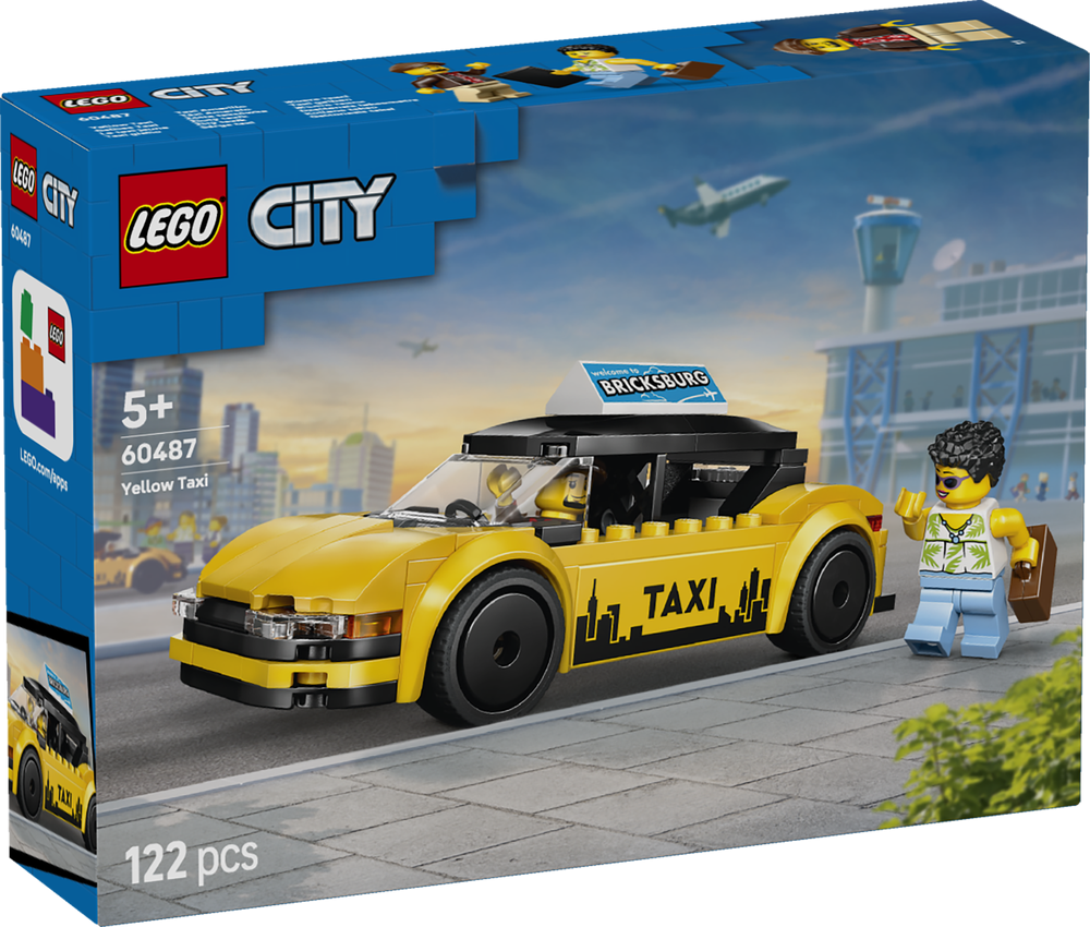 LEGO CITY Great Vehicles Yellow Taxi 60487