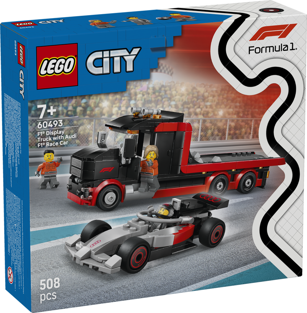 LEGO CITY F1 Display Truck with Audi F1 Race Car 60493