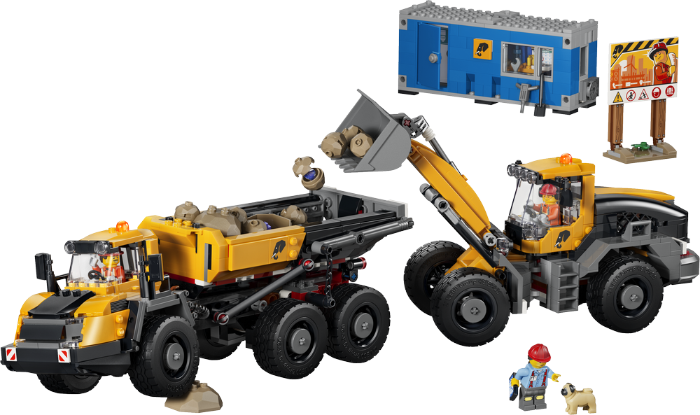 LEGO City Big Vehicles Dump Truck & Front End Loader 60494 (2)