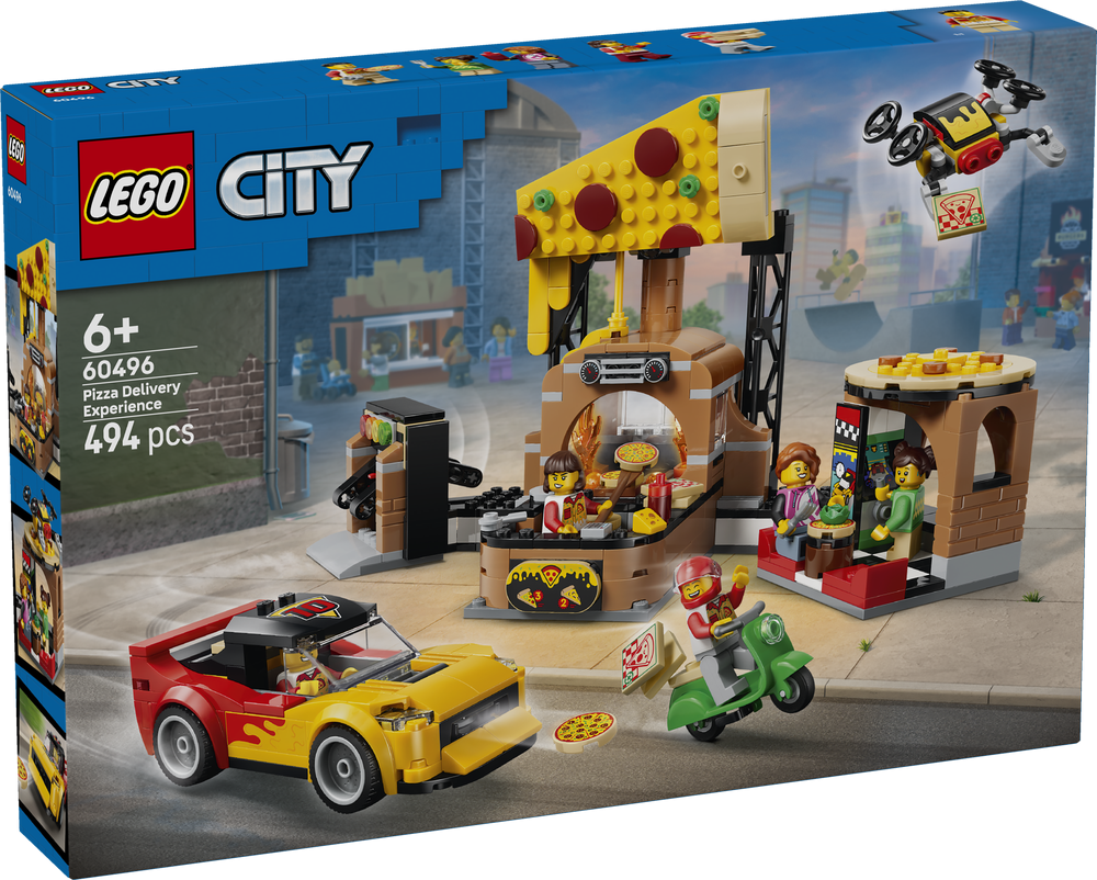 LEGO My City Pizza Delivery Experience with Vehicles 60496