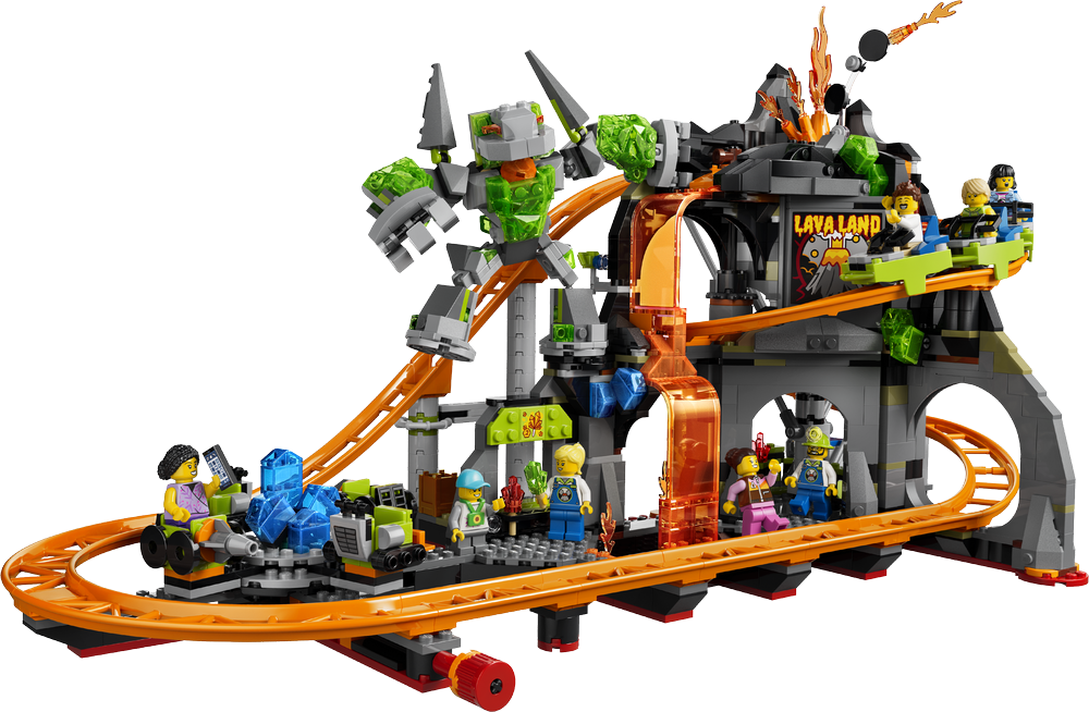 LEGO My City Lava Land Roller Coaster Park 60501 (2)