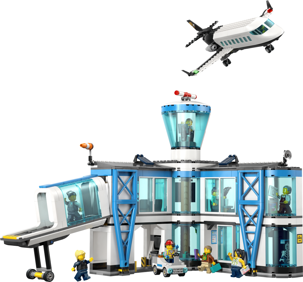 LEGO CITY My City Airport with Airplane 60502 (2)