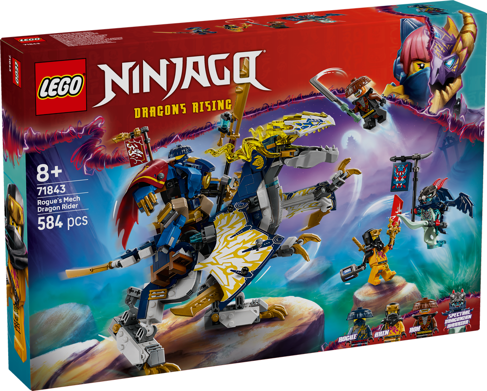 LEGO Ninjago Rogueâ€™s Mech Dragon Rider 71843