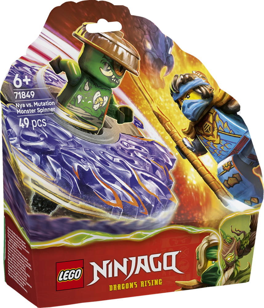 LEGO Ninjago Action Toy Nya vs. Elemental Monster Spinner 71849