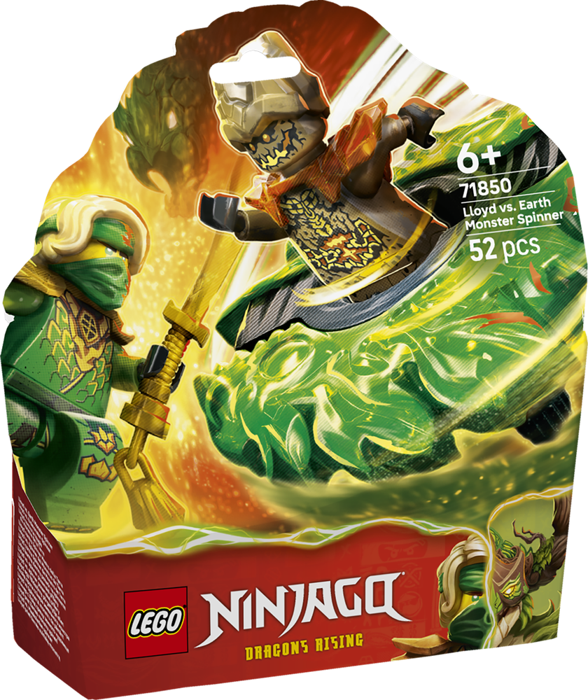 LEGO Ninjago Action Toy Lloyd vs. Elemental Monster Spinner 71850
