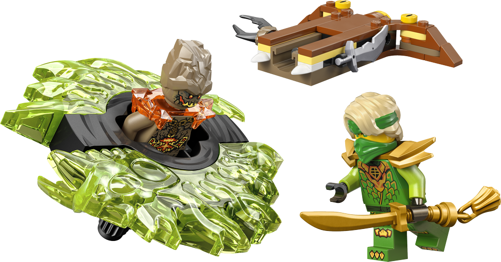 LEGO Ninjago Action Toy Lloyd vs. Elemental Monster Spinner 71850 (2)