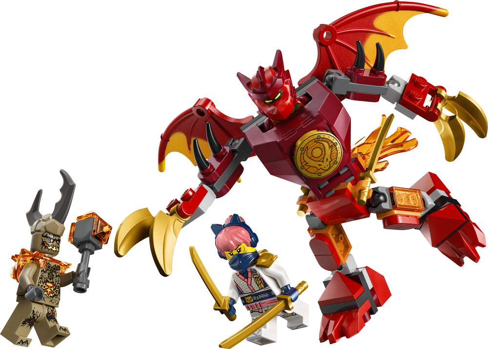 LEGO Ninjago Kai's Dragon Mech Battle Pack 71851 (2)