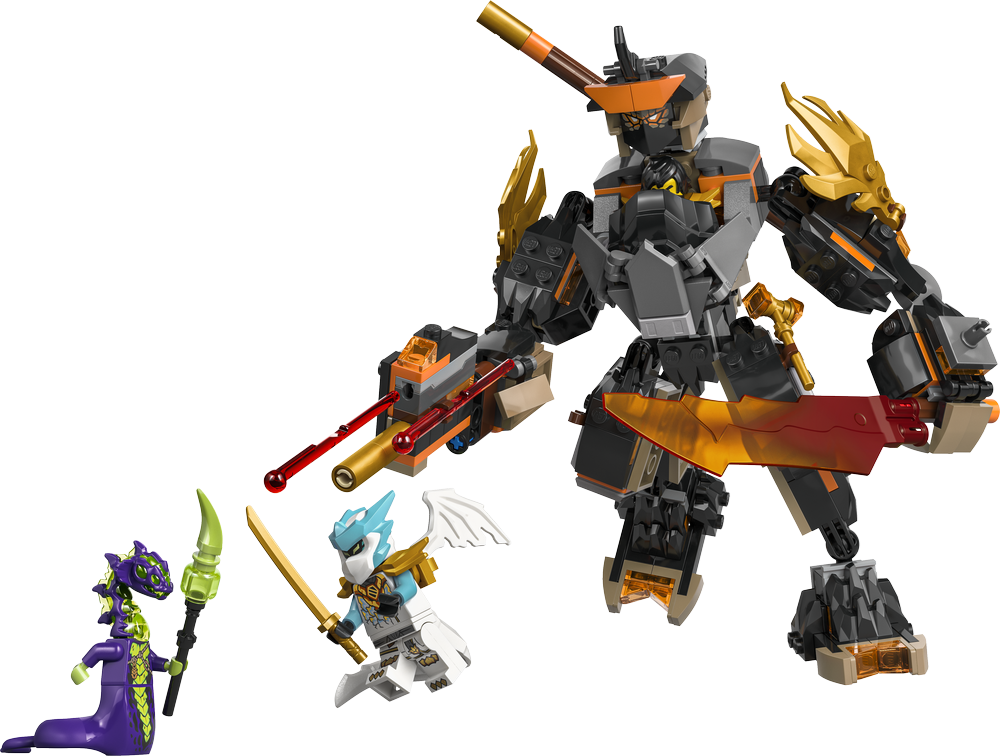 LEGO Ninjago Cole's Mission Mech & Dragon Zane 71854 (2)