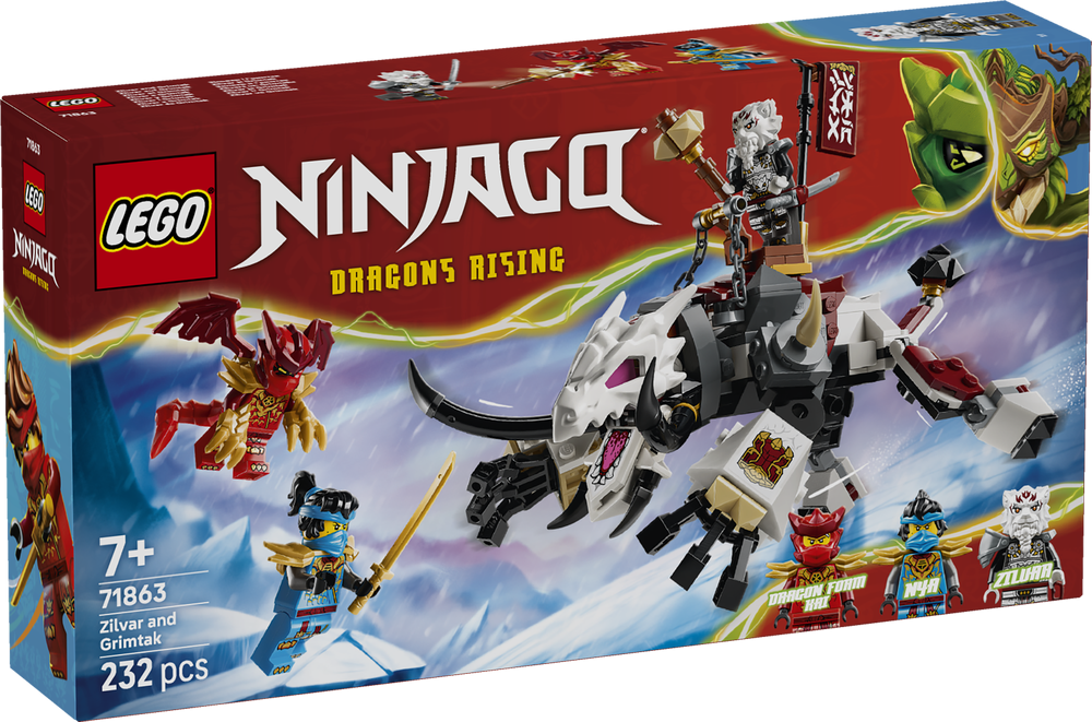 LEGO Ninjago Zilvars Beast against Kai & Nya 71863