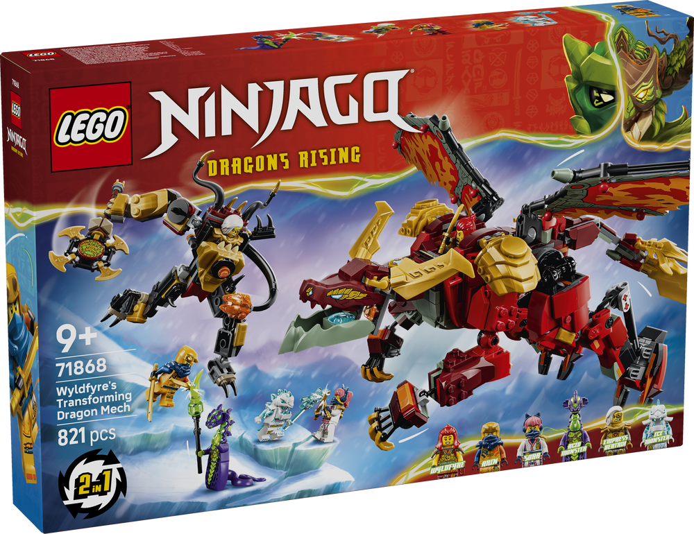 LEGO Ninjago Wyldfyres Transforming Dragon Mec 71868