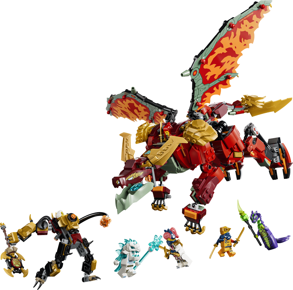 LEGO Ninjago Wyldfyres Transforming Dragon Mec 71868 (2)