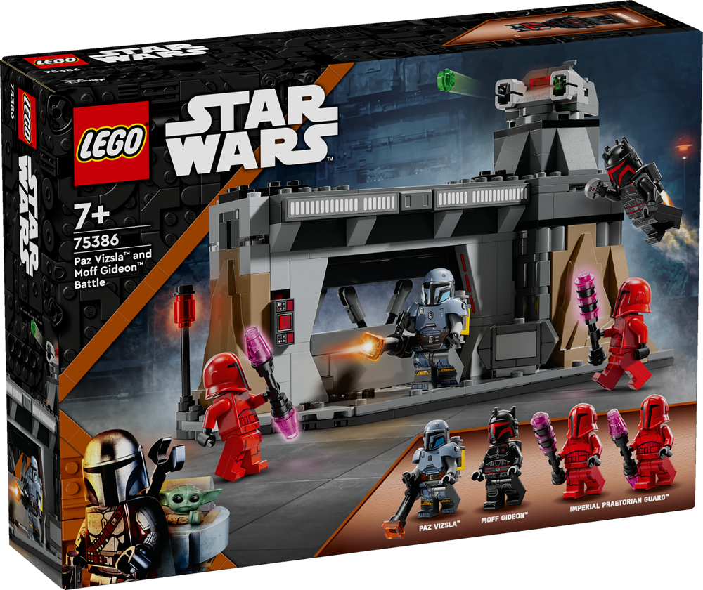 LEGO Star Wars Paz Vizsla and Moff Gideon Battle 75386