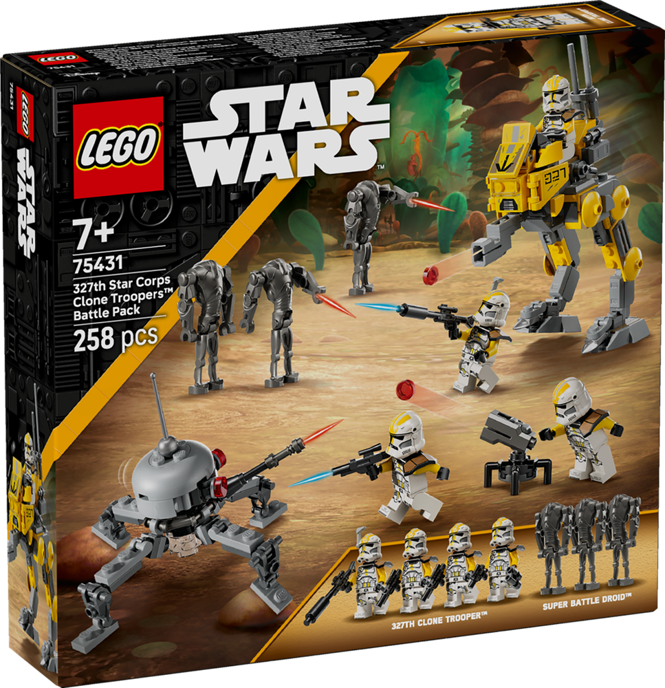 LEGO Star Wars 327th Star Corps Clone Troopers Battle 75431