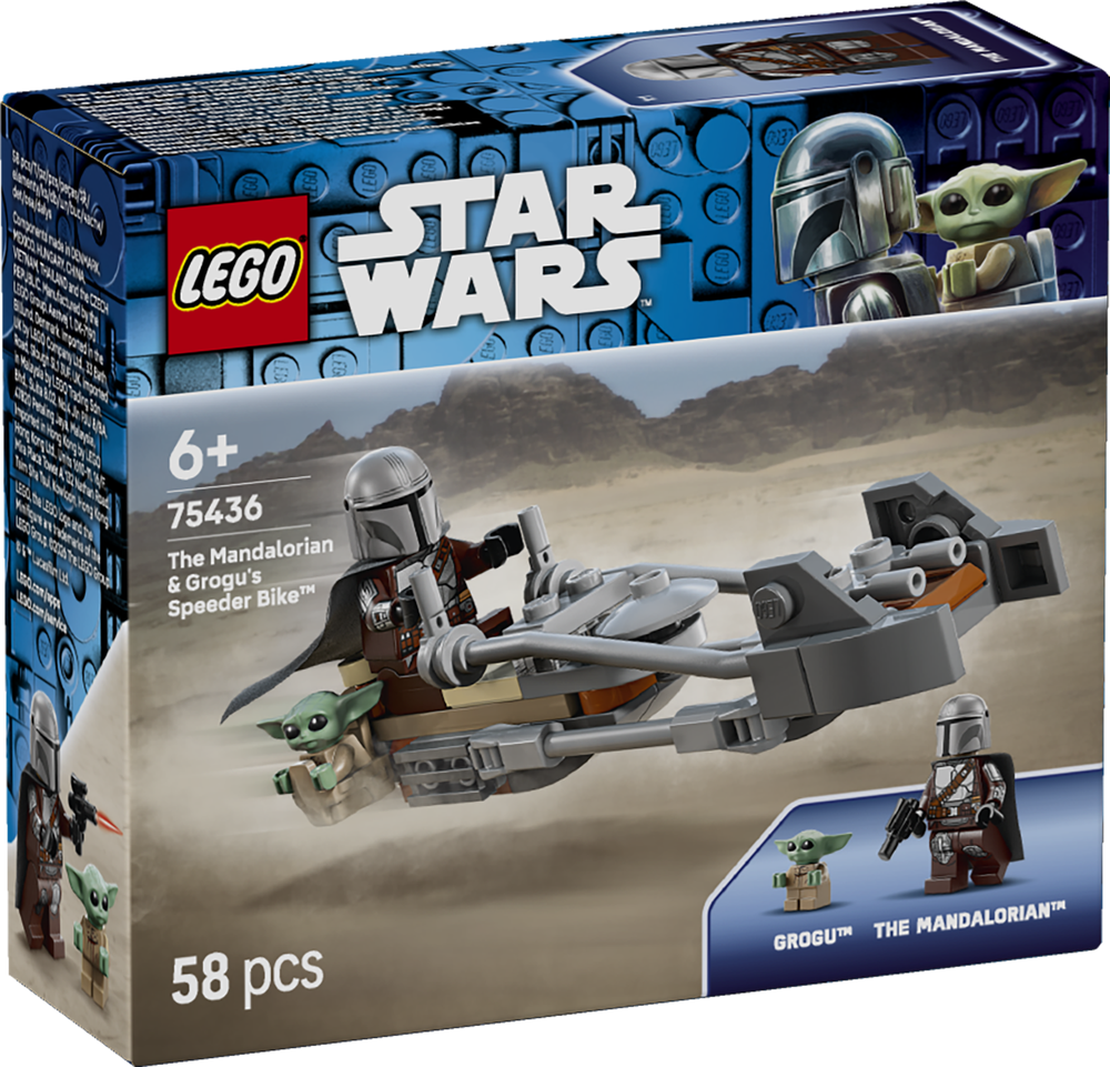 LEGO Star Wars Mandalorian The Mandalorian & Grogu's Speeder Bike™ 75436