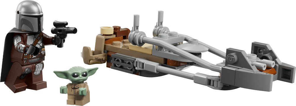 LEGO Star Wars Mandalorian The Mandalorian & Grogu's Speeder Bike™ 75436 (2)