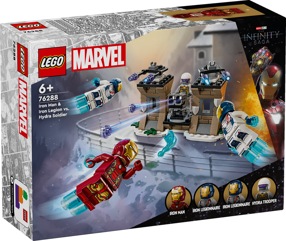 LEGO Super Heroes Marvel Iron Man & Iron Legion vs. Hydra Soldier 76288