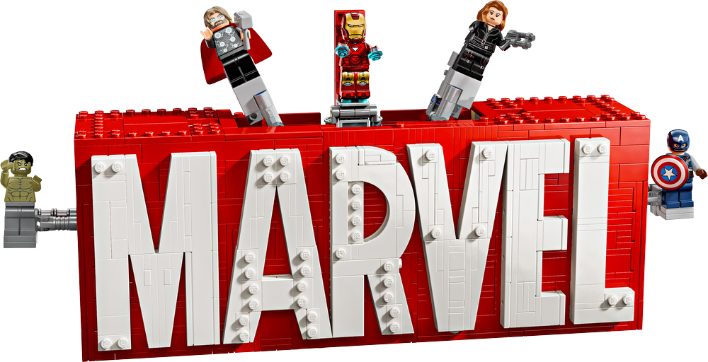 LEGO Super Heroes Marvel MARVEL Logo & Minifigures 76313 (2)