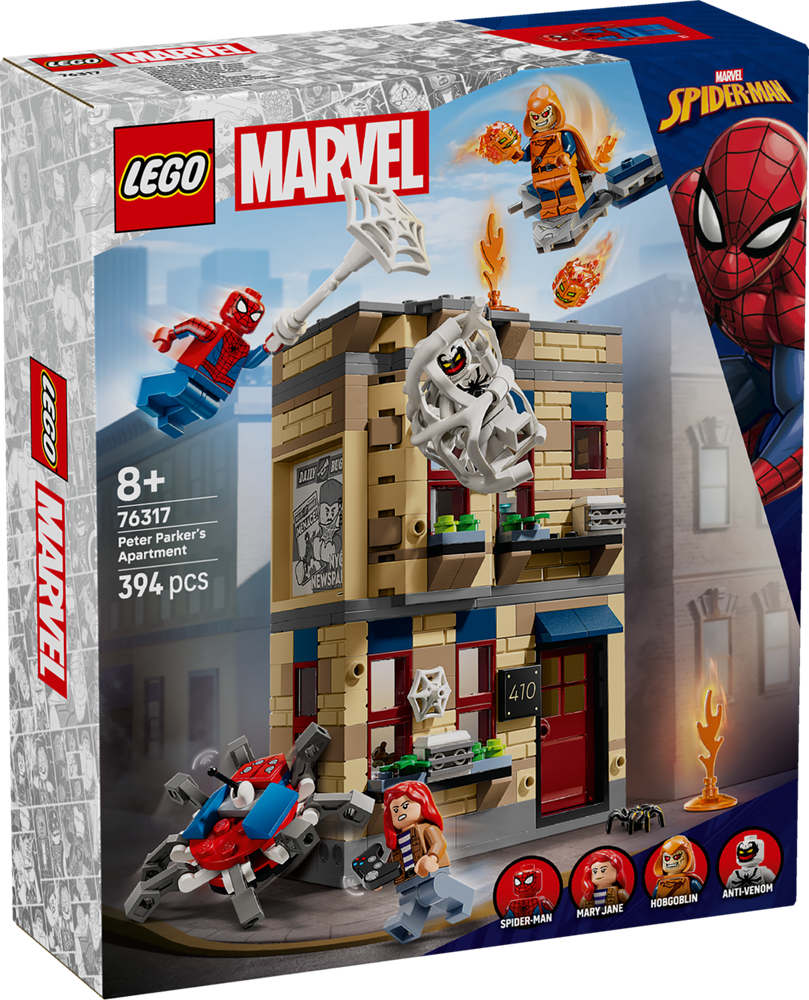 LEGO Super Heroes Marvel Peter Parkers Apartment 76317