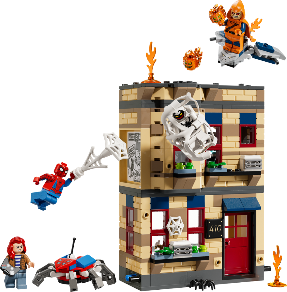 LEGO Super Heroes Marvel Peter Parkers Apartment 76317 (2)