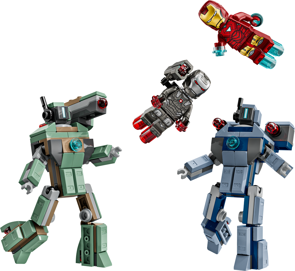 LEGO Super Heroes Marvel Iron Man & War Machine vs Hammer Drones 76320 (2)