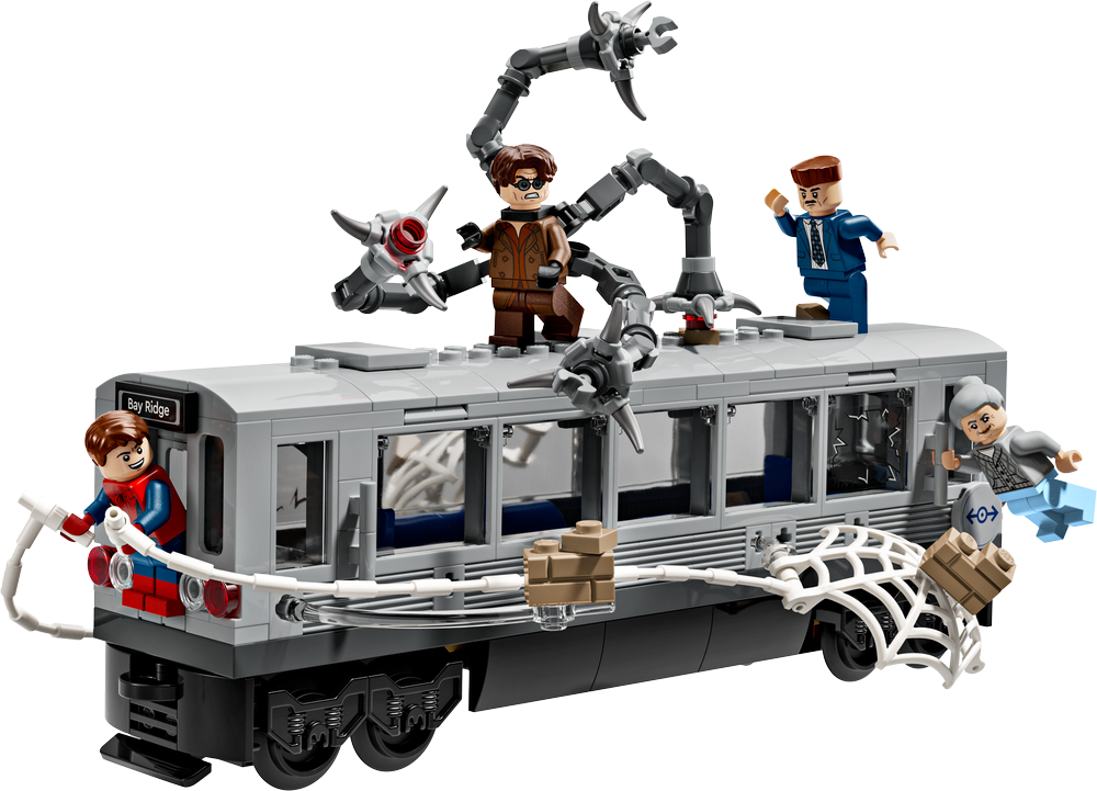 LEGO Super Heroes Marvel Spider-Man vs Doc Ock Subway Train Scene 76321 (2)