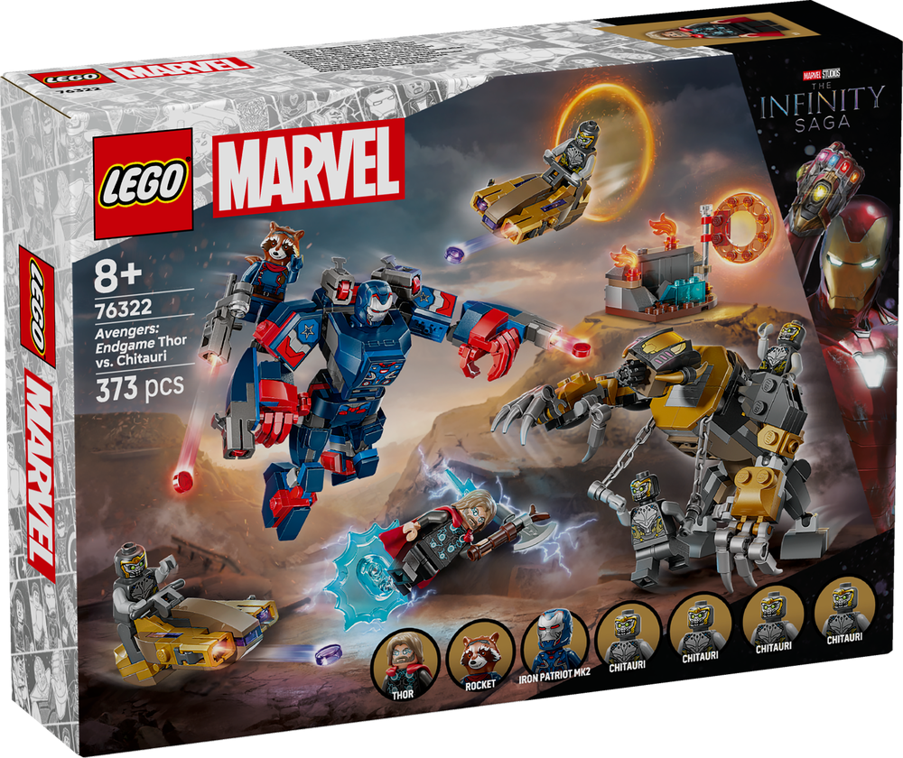 LEGO Super Heroes Marvel Avengers Endgame Thor vs Chitauri 76322