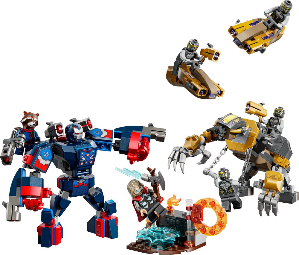 LEGO Super Heroes Marvel Avengers Endgame Thor vs Chitauri 76322 (2)